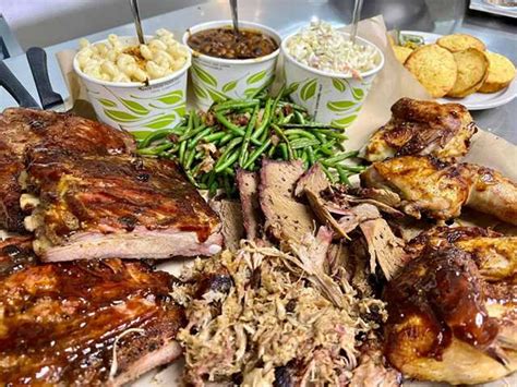 Smokin daves bbq - St Louis Pork Ribs. Our St Louis Cut ribs are cooked low and slow then lightly baptized with our Sweet Original BBQ sauce. Choice of two sides and corn bread. Small (1/3 Slab) $14.00. Medium (1/2 Slab) $17.00. Large (Full Slab) $28.00.